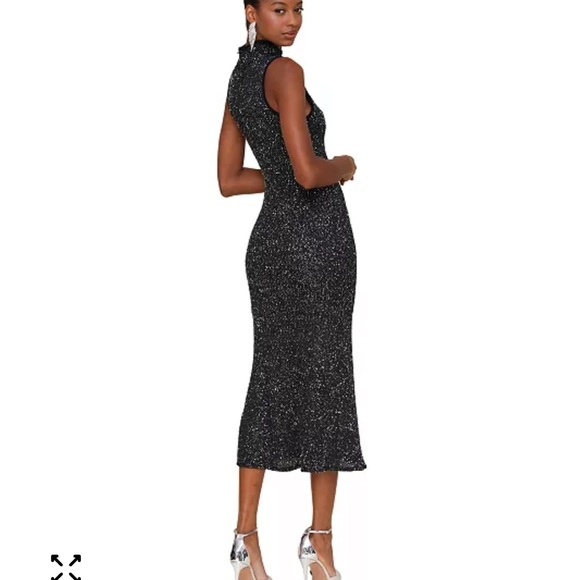 ‼️BLACK FRIDAY SALE‼️ Avec Les filles sequin midi dress - nwt - Picture 2 of 9